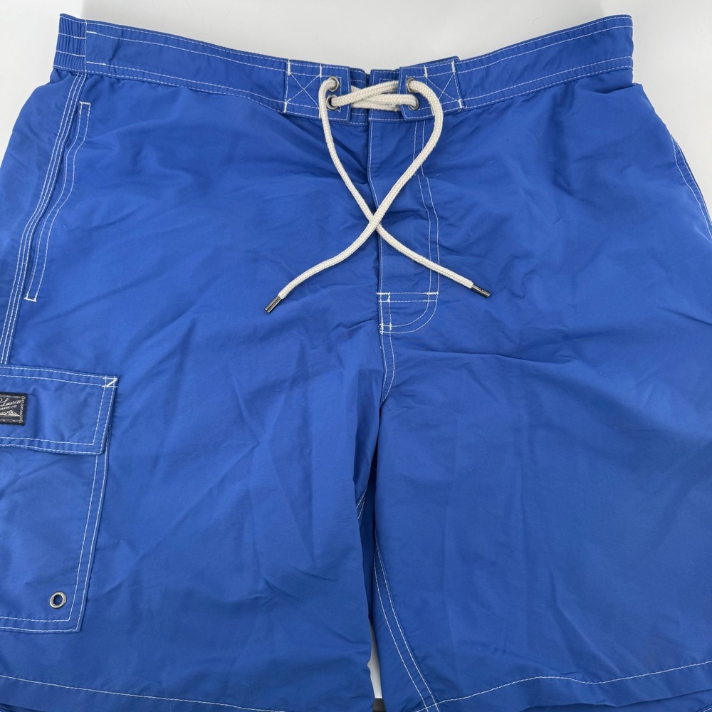 Polo Ralph Lauren Swim Trunks Mens XL Blue Board Shorts‎ Mesh Lined 8" Inseam